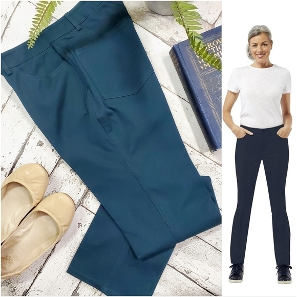 Peace of Cloth Peacock Blossom Twill Jean Pants 4 - Picture 9 of 11